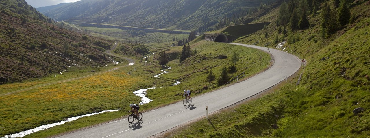 Na silničním kole na Kühtai, © Tirol Werbung / Soulas Oliver