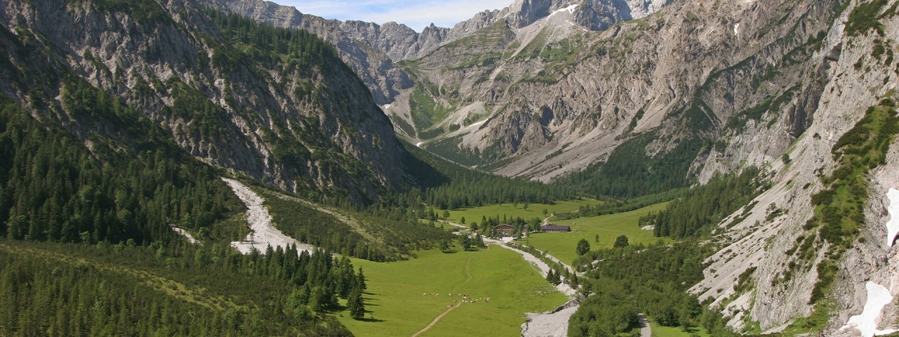 Chata Gramai Alm na konci údolí, © Achensee Tourismus