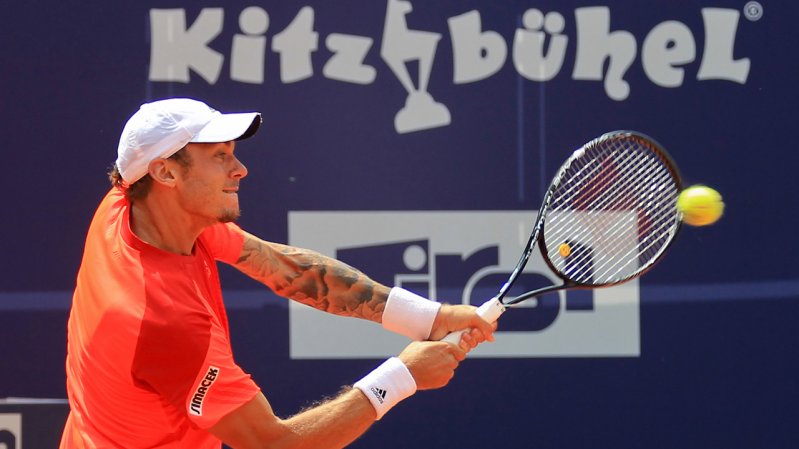 Andreas Haider-Maurer na tenisových kurtech v Kitzbühelu, © GEPA pictures/Christian Walgram