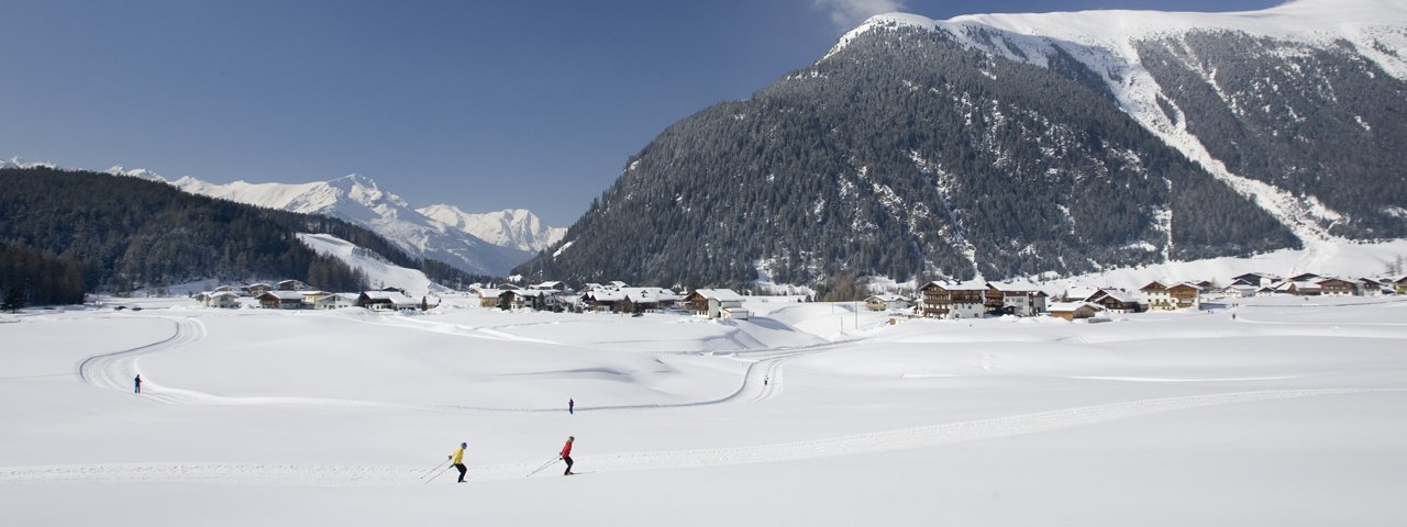 Běžkařský okruh Horlachtalloipe v Niederthai, © Ötztal Tourismus/Bernd Ritschel