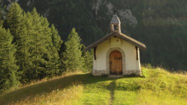 11. etapa Orlí stezky: kaplička u Hallerangeralm, © Tirol Werbung/Holger Gassler