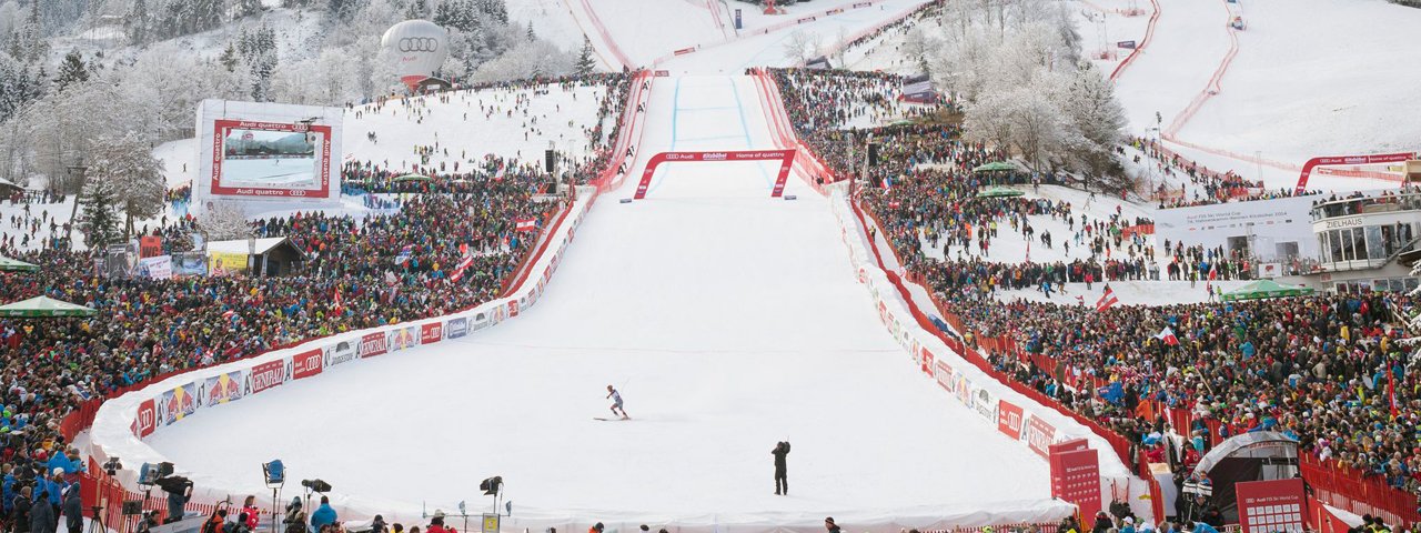 Závody Světového poháru na Hahnenkammu v Kitzbühelu, © Tirol Werbung/Jens Schwarz