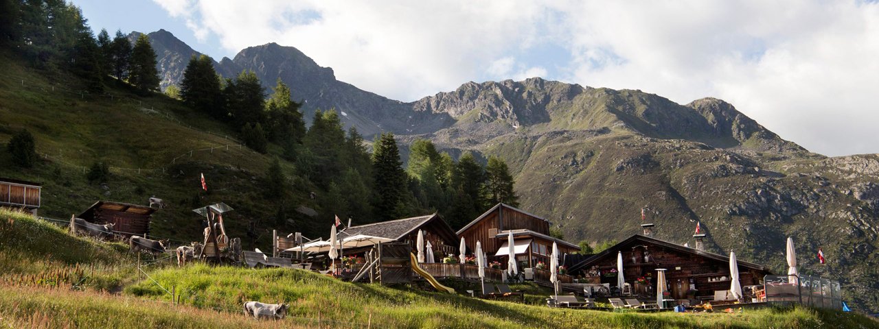 Chata Gampe Thaya v Ötztalských Alpách