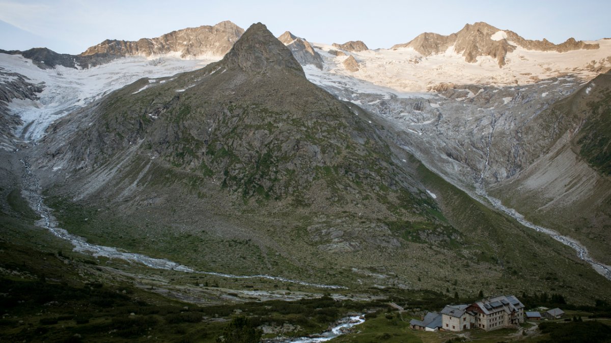 Chata Berliner Hütte v Zillertalských Alpách