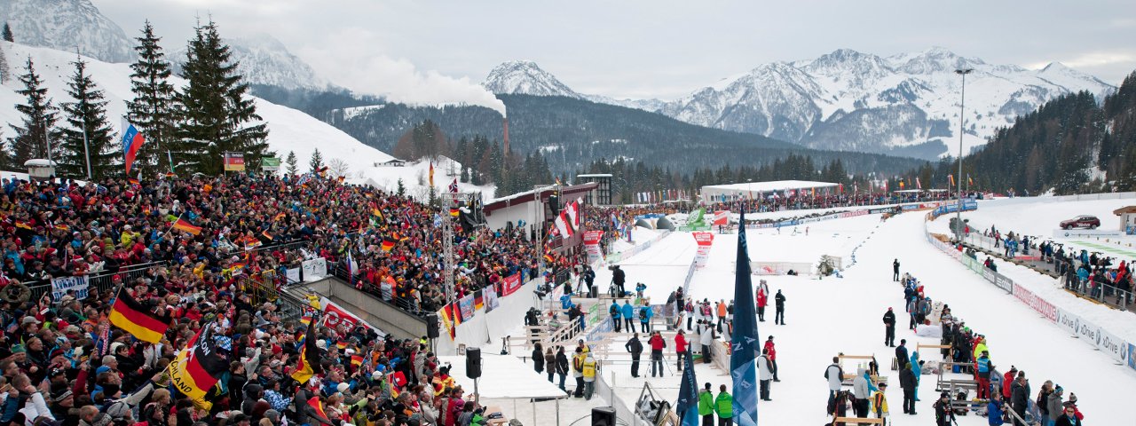 Biathlon-Stadion in Hochfilzen, © Schaadfoto