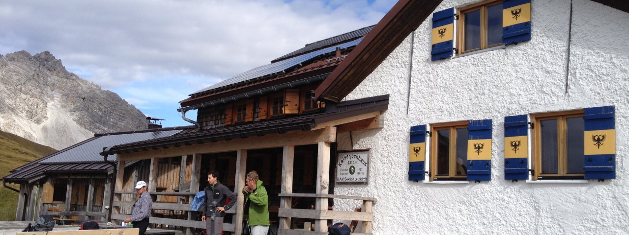 23. etapa Orlí stezky: Kaiserjochhaus, © Tirol Werbung/Christian Klingler