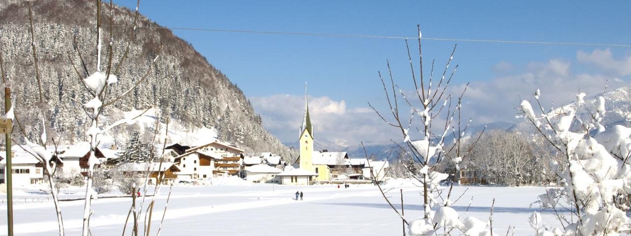 Walchsee v zimě, © Kaiserwinkl