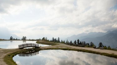 Uměle vytvořené jezero u Mutterer Alm, © Tirol Werbung/Frank Bauer