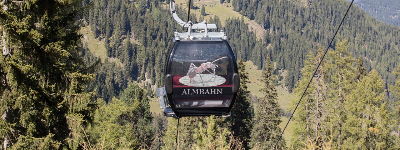 Lanovka Almbahn ve Fissu, © Bergbahn Fiss