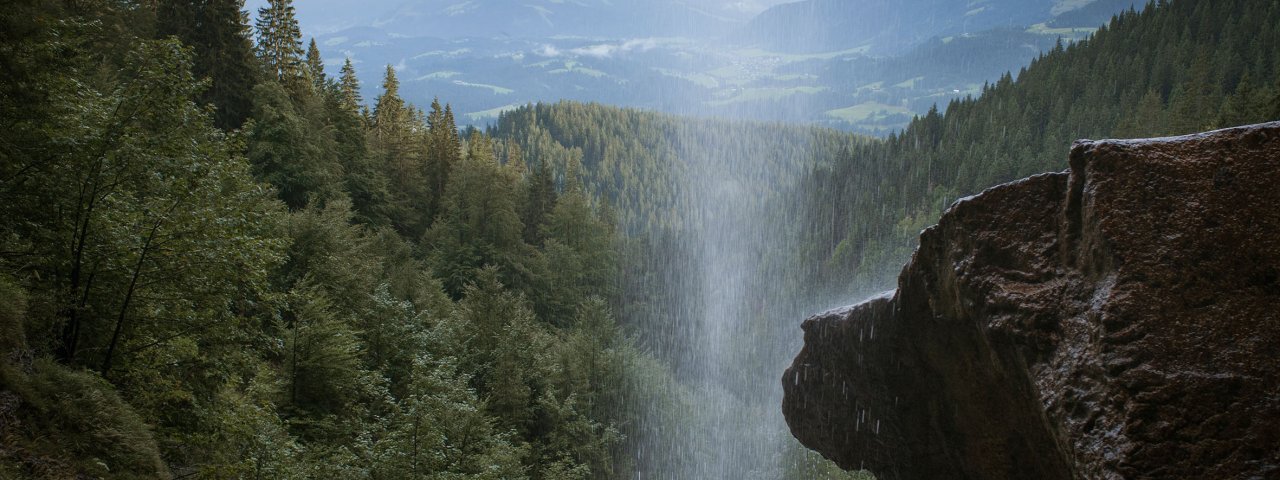 1. etapa Orlí stezky: vodopád Schleierwasserfall, © Tirol Werbung/Jens Schwarz