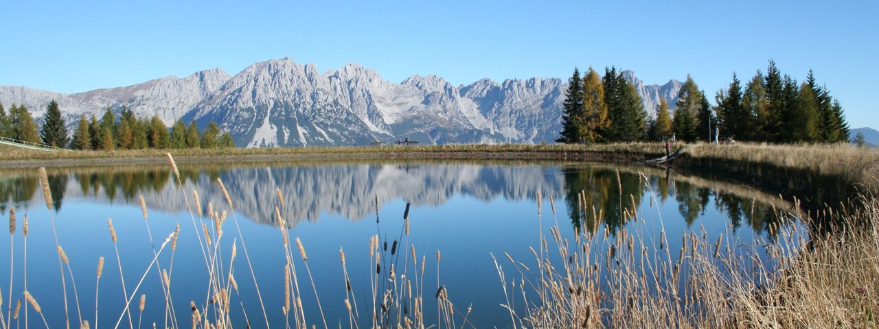 Jezero nedaleko Tanzbodenliftu, © TVB Wilder Kaiser