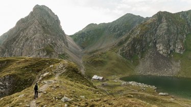 Chata Obstanserseehütte u stejnojmenného jezera